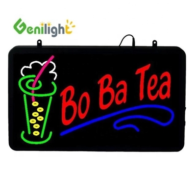 22*13 pollici lampeggiante lampeggiante bolla di tè all' interno Acrilico LED segnale pubblicitario da Genilight