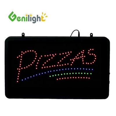 Funzione di contrasto SDK LED finestra aperta pizzeria cartellone aziendale appeso colore lampeggiante
