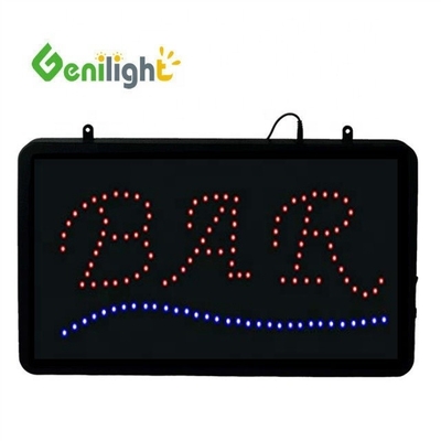 CE ROHS Power Custom JUICE BAR neon segnale aperto progettato per la funzione di visualizzazione di animazione
