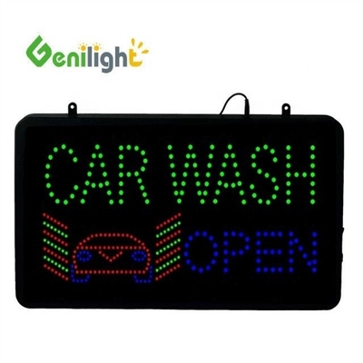 Genilight Indoor 56*33cm Alto luminoso e basso voltaggio LED Open Sign con funzione RGB
