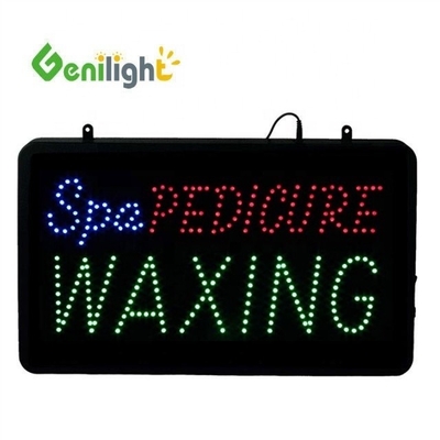 Tipo di schermo tattile Genilight Indoor 22*13inch DC12v Led Light Open Sign for Nails Spa