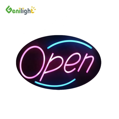 Segnale aperto a neon a LED appeso alla finestra con luminosità personalizzabile e funzione SDK