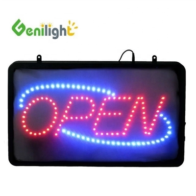 Segnale aperto a neon a LED appeso alla finestra con luminosità personalizzabile e funzione SDK