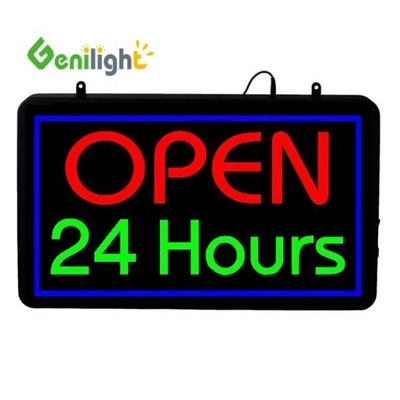 Funzione di visualizzazione di animazione LED personalizzato illuminato aperto con segno di neon dell'ora