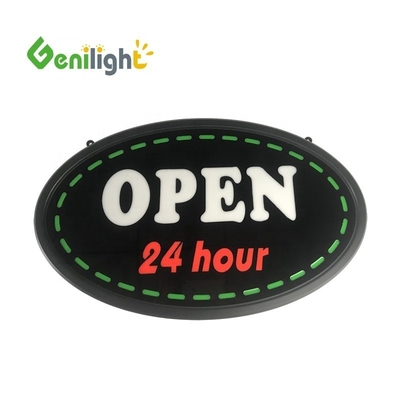 Funzione di visualizzazione di animazione LED personalizzato illuminato aperto con segno di neon dell'ora