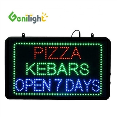 Genilight Indoor 22*13inch DC12V Kebab Led Open Light Sign con design super popolare