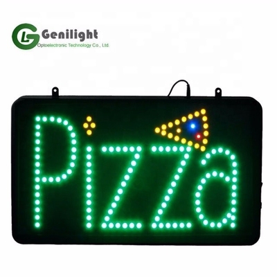 ABS Open-Mold Outframe Alto rapporto di contrasto di luminosità Custom Pizza Planet LED Neon Sign