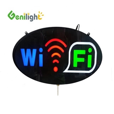Full Color WIFI HOT SPOT LED Open Sign Progettato con 5mm Superbright LED al miglior prezzo