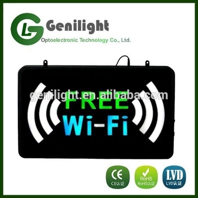Full Color WIFI HOT SPOT LED Open Sign Progettato con 5mm Superbright LED al miglior prezzo
