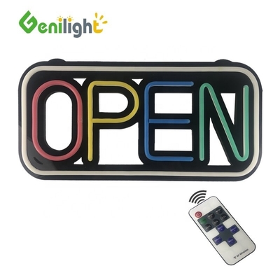 Contrasto a colori aperti segnale al neon con telecomando e luminosità regolabile