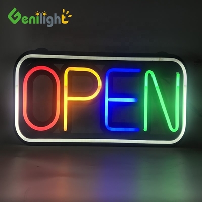 Contrasto a colori aperti segnale al neon con telecomando e luminosità regolabile
