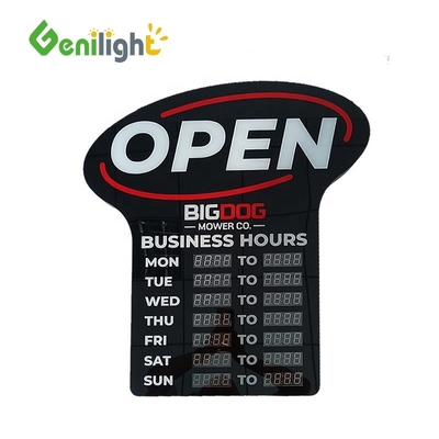 Alta luminosità 56*33*4cm 5mm LED Open Sign for Window Durata di vita luminosa di 100000h