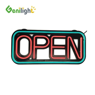 AC 110 V-240 V Voltage Multicolor LED Open Neon Sign con alimentazione elettrica e design personalizzato