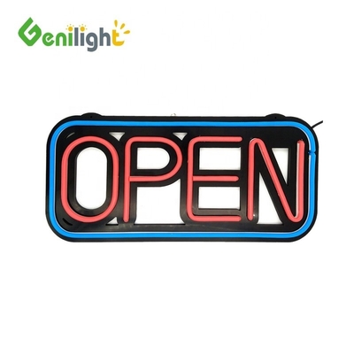 AC 110 V-240 V Voltage Multicolor LED Open Neon Sign con alimentazione elettrica e design personalizzato