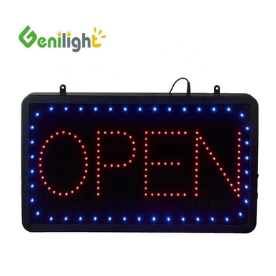 I segnali aperti a LED permettono ai clienti di sapere che sei aperto per gli affari con forma ovale di 23 x 13 pollici