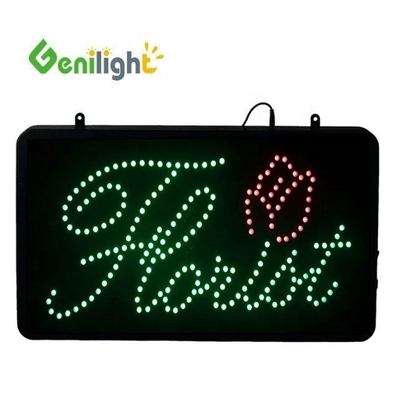 Genilight LED Fiori Apri segno al neon Potenziare l'estetica del tuo negozio di fiori con questo segno