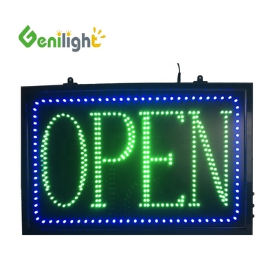 Segno LED personalizzato per la pubblicità in bar e negozi Dimensioni personalizzate Open LED Business