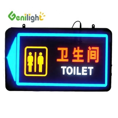 Genilight 22 * 13 pollici Acrilico LED Neon Segno pubblicitario di uscita con 0 consumo di energia