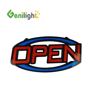 Potente segnale di apertura a neon a LED con certificazione CE ROHS e lavagna acrilica