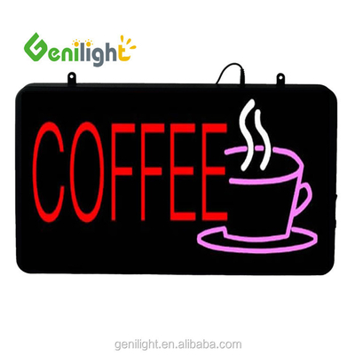 Display board luminoso a neon LED 12V segnale del caffè per installazione appesa GLT-LSN5633-037