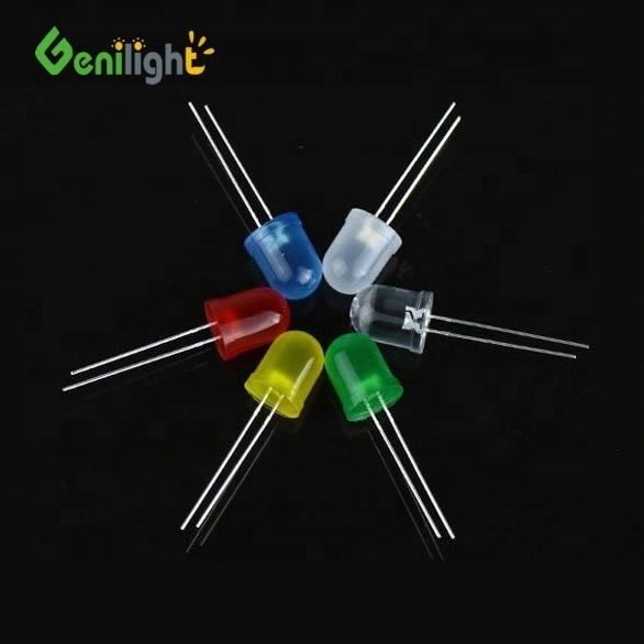 Max. Corrente inversa 50uA BIANCO F5 F8 F10 Ultra luminoso Acqua trasparente lampadina LED 3V Diodo di emissione luminosa