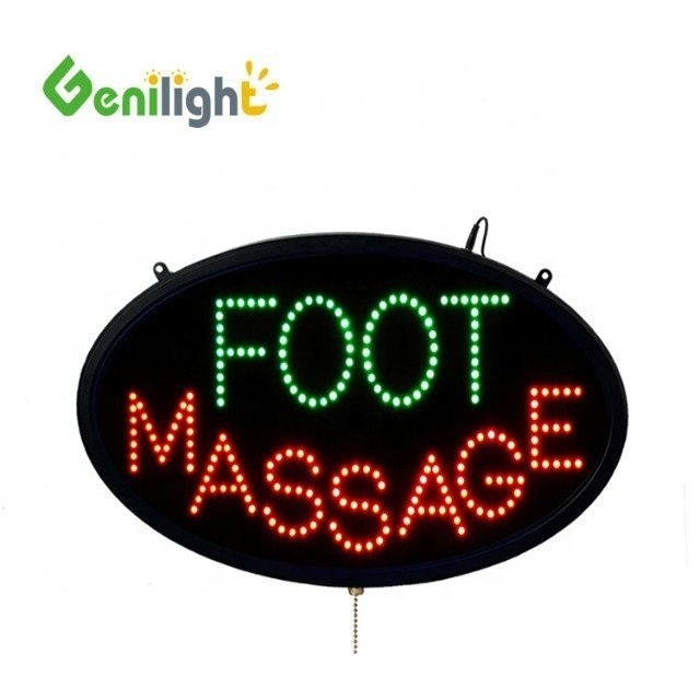 Aggiorna il tuo negozio di massaggi per piedi con LED Neon Light Open Sign Photo Media Edition
