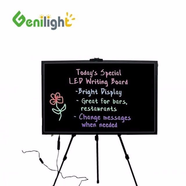 Funzione rettangolare Tavola da scrivere a LED ultra sottile di Genilight con 12 tipi di Twinkle