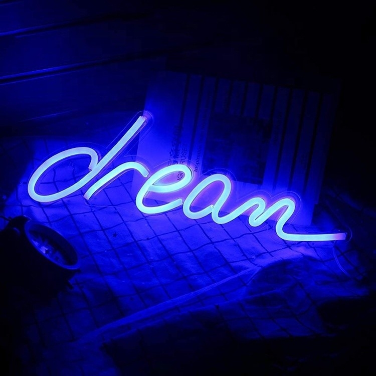 Progetta il tuo cartello a neon a LED con testo personalizzato Voltaggio 5V Durata di vita 50000 ore