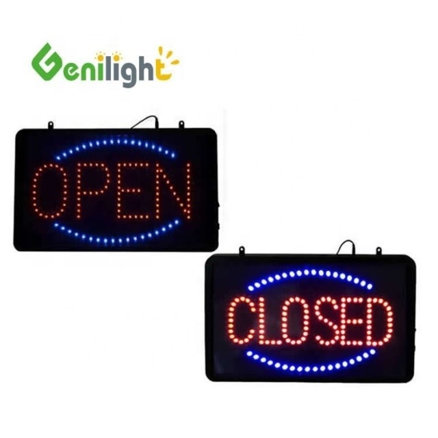 Segnale di finestra LED a LED a luce super luminosa aperta chiusa animata con e PCB Front Board