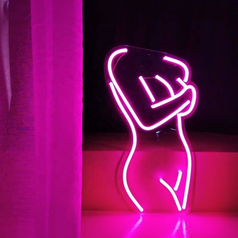 Segno di neon sexy lady per la camera da letto uomo bar cave negozio di casa festa decorazione artistica consumo di energia 1