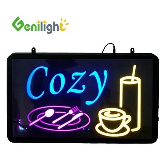 Genilight 22*13 pollici personalizzato LED Neon Sign Light per negozio Bar negozio e casa di decorazione