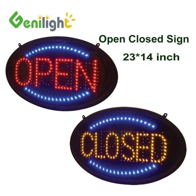 Tavola PCB Tavola anteriore LED con effetto neon/tavola aperta chiusa led 58*36 Dimensione del pannello