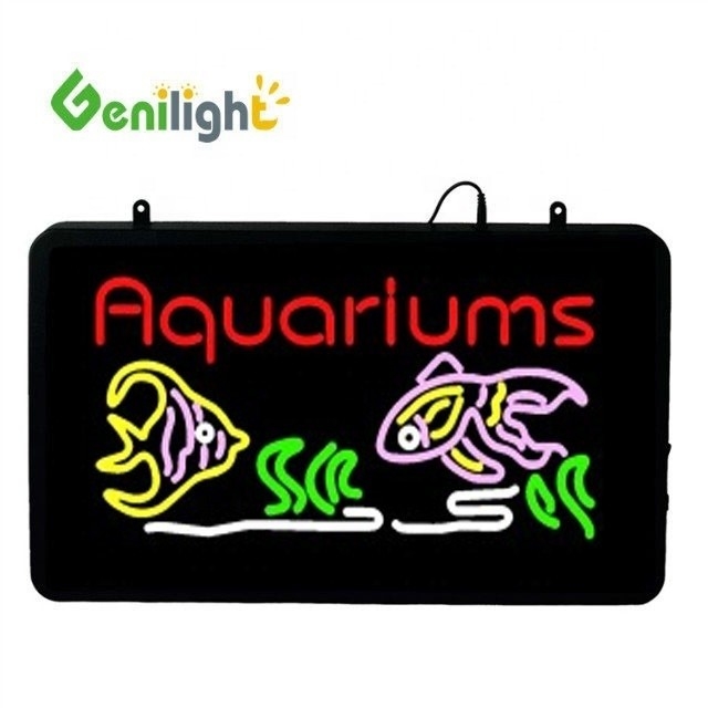 Genilight 56*33 cm LED Acquario luce segnali al neon per l'acquario