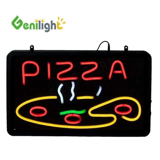 Genilight ad alta risoluzione 22*13 pollici PIZZA Logo LED Neon Sign con CE RoHS dall'originale